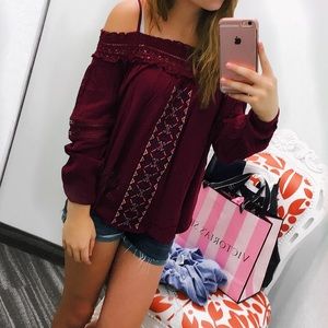 Maurice’s off the shoulder- tank